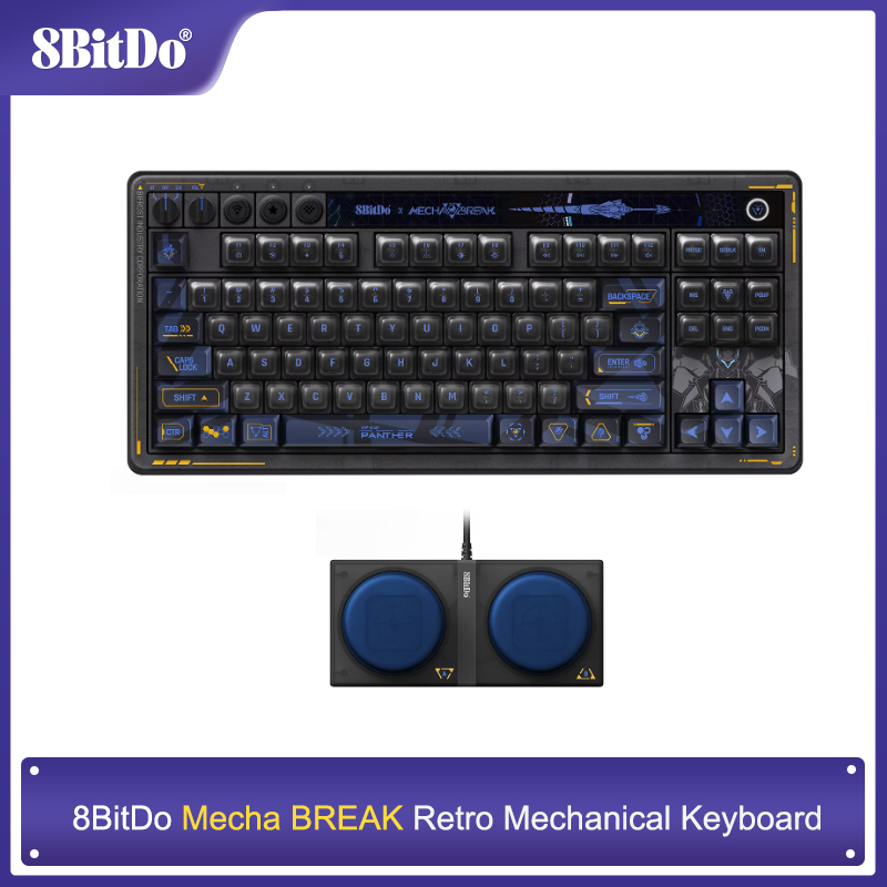 8BitDo Retro 87 Mechanical Key - огляд і ціна Gaming Keyboard Bluetooth