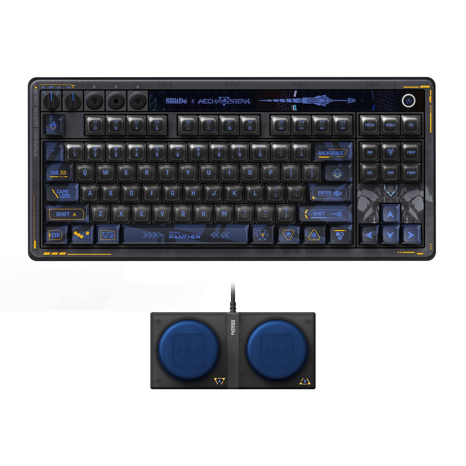 8BitDo Retro 87 Mechanical Key - огляд і ціна Gaming Keyboard Bluetooth