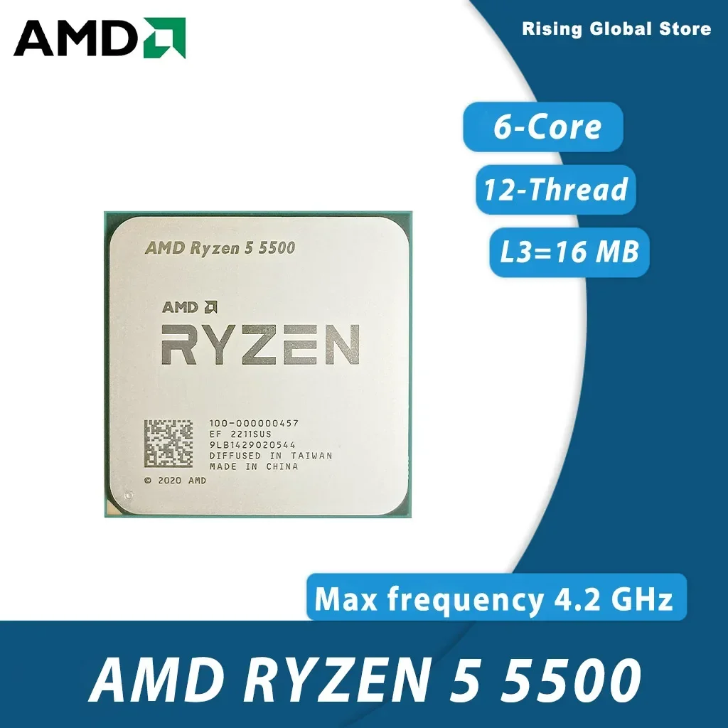 AMD Ryzen 5 5500 Studio Multi  - огляд і ціна Amd Cpu Ryzen 5